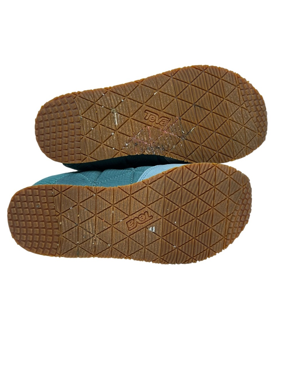 Teva Quilted Slip-On in Teal with Mustard and Pink Accents - Picture 7 of 9